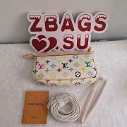 LOUIS VUITTON Multicolor Pochette Accessories White - 3