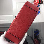LOUIS VUITTON Saintonge Monogram Empreinte Leather Scarlet M44606 - 4
