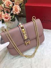 Valentino CHAIN CROSS BODY BAG Pink - 4