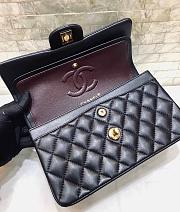 Chanel Lambskin Leather Flap Bag black gold 23CM - 2