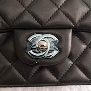 Chanel Chanel 17CM Mini Flap Bag Lambskin Leather With Gold&Silver Hardware  - 6