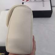 Gucci GG Marmont Matelassé Mini Bag White/Black 16.5cm - 5