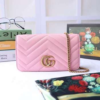 Gucci GG Tote Pink 2593 18cm