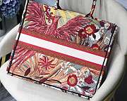 Dior Colored Jacquard Canvas Handbag 04 - 4