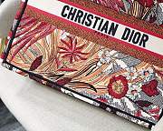 Dior Colored Jacquard Canvas Handbag 04 - 3