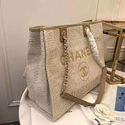 Chanel Cowboy Shopping Bag Beige - 2