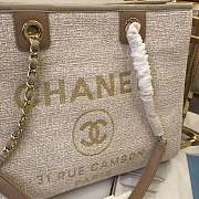 Chanel Cowboy Shopping Bag Beige - 4