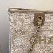 Chanel Cowboy Shopping Bag Beige - 5