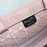 Dior Small BOOK TOTE 2020ss Pink  - 5
