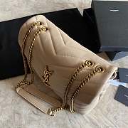 YSL LOULOU Small Beige 494699 25cm - 6
