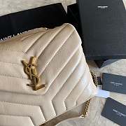 YSL LOULOU Small Beige 494699 25cm - 5