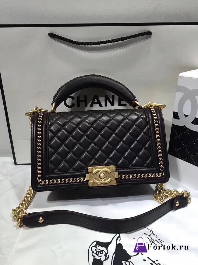 Chanel Leboy Bag Black 25cm - 1