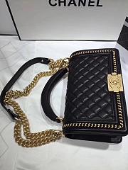 Chanel Leboy Bag Black 25cm - 3