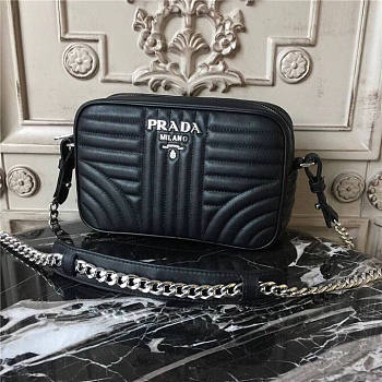 Prada diagramme leather cross-body bag #1bh083