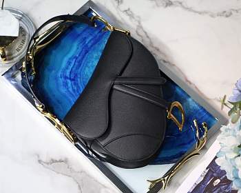 Dior Saddle Bag Original Leather Black