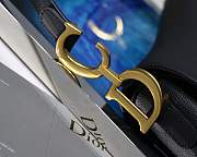 Dior Saddle Bag Original Leather Black - 3