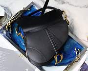 Dior Saddle Bag Original Leather Black - 5