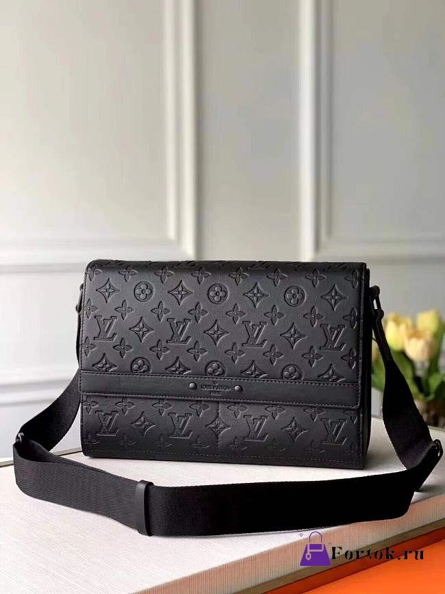 New men's one-shoulder bag Black - 1
