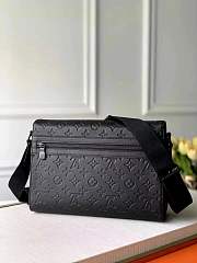 New men's one-shoulder bag Black - 6