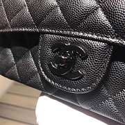 Chanel Caviar Lambskin Leather Flap Bag black 20cm - 5