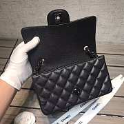 Chanel Caviar Lambskin Leather Flap Bag black 20cm - 2