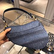 Dior Saddle Bag Original New Blue - 4