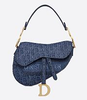 Dior Saddle Bag Original New Blue - 2