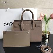 YSL Classic Sac-De-Jour Baby in Embossed Crocodile Shiny Black 421863 26cm - 6