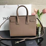YSL Classic Sac-De-Jour Baby in Embossed Crocodile Shiny Black 421863 26cm - 3