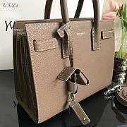 YSL Classic Sac-De-Jour Baby in Embossed Crocodile Shiny Black 421863 26cm - 2