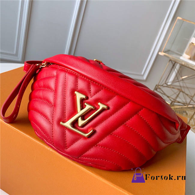 lv louis vuitton new wave bumbag m53750 Red - 1