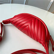 lv louis vuitton new wave bumbag m53750 Red - 6