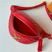lv louis vuitton new wave bumbag m53750 Red - 5