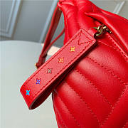 lv louis vuitton new wave bumbag m53750 Red - 3