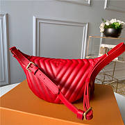 lv louis vuitton new wave bumbag m53750 Red - 2