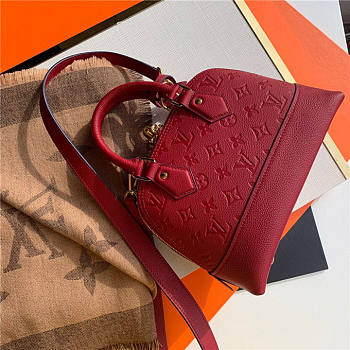  louis vuitton neo alma bb bag #m44829 Red 25cm