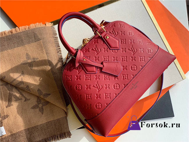 louis vuitton alma pm bag #m44832 Red 32cm - 1