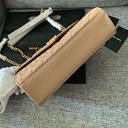 YSL ENVELOPE Medium Caviar Bag Beige 24cm - 5