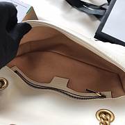 GG Marmont Small shoulder bag White 26cm - 3