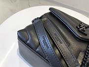 YSL Small LOULOU Bag in Black 24cm - 5