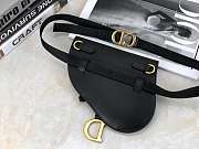 Dior SADDLE BELT BAG Black - 3