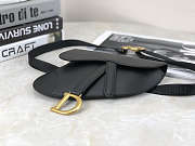 Dior SADDLE BELT BAG Black - 6