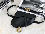 Dior SADDLE BELT BAG Black - 4