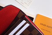 Louis Vuitton EMILIE WALLET Red 19cm - 6