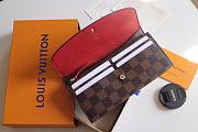 Louis Vuitton EMILIE WALLET Red 19cm - 5