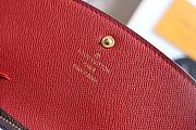 Louis Vuitton EMILIE WALLET Red 19cm - 2