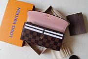 Louis Vuitton EMILIE WALLET Pink 19cm - 2