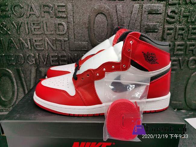 AJ1 NIKE LOGO 555088-101 - 1
