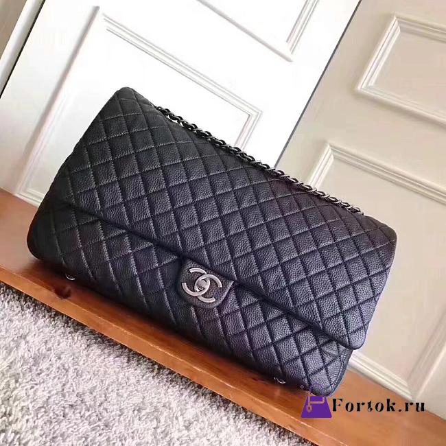 Chanel Handbag Black 71031A - 1