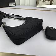 PRADA Re-Nylon padded hobo bag Black 1BC151 - 6